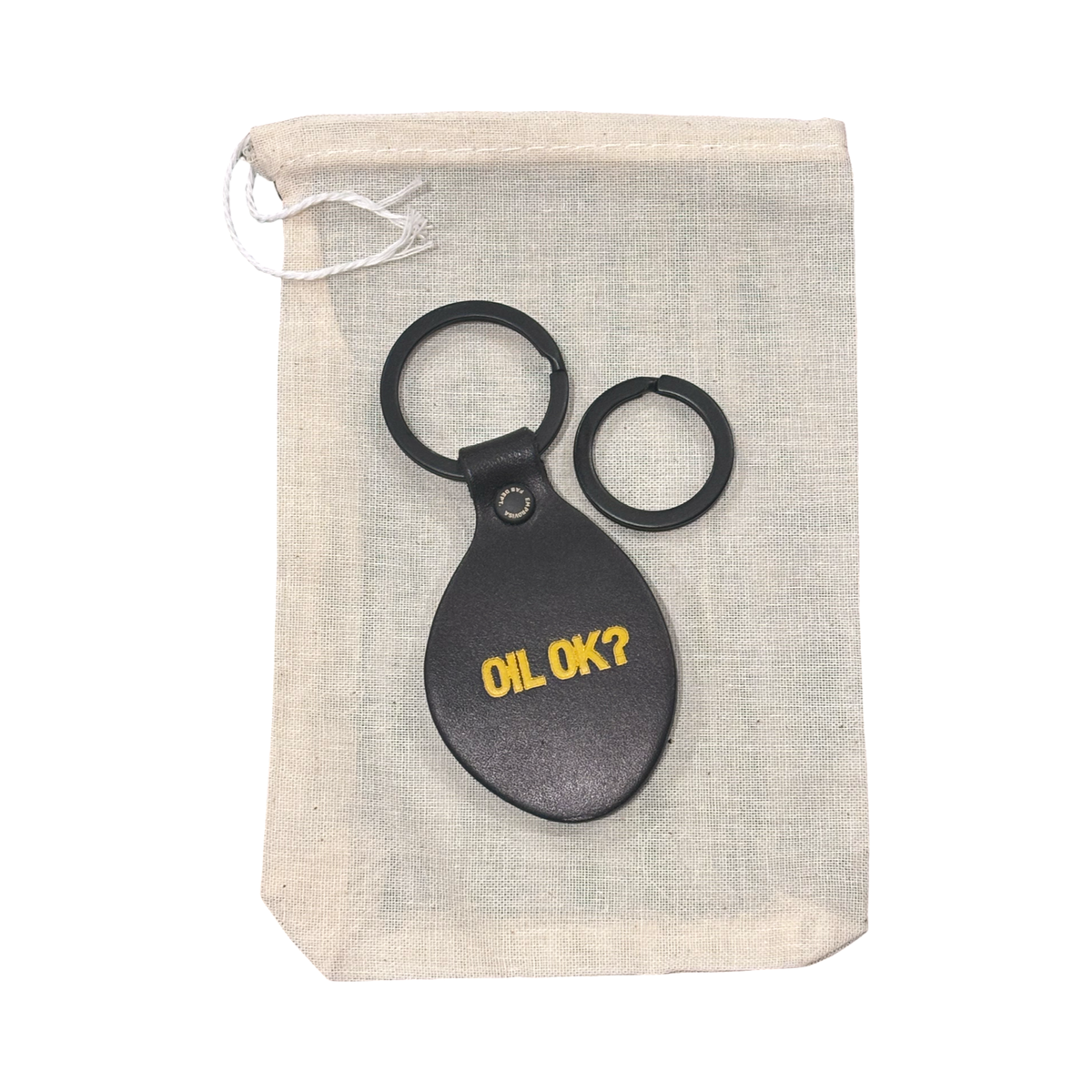 Leather Keychain Tag