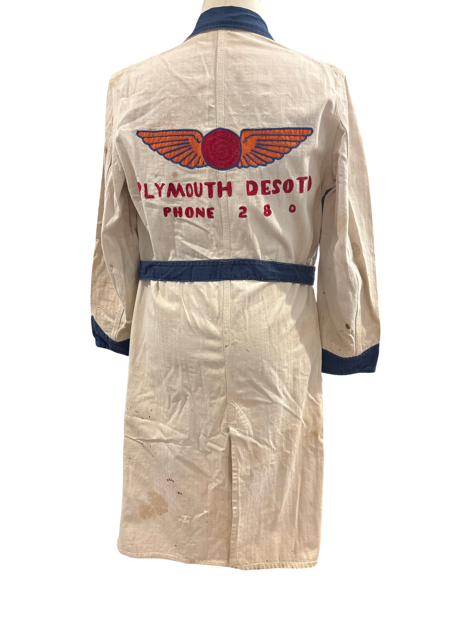 Vintage Plymouth Desoto Shop Coat