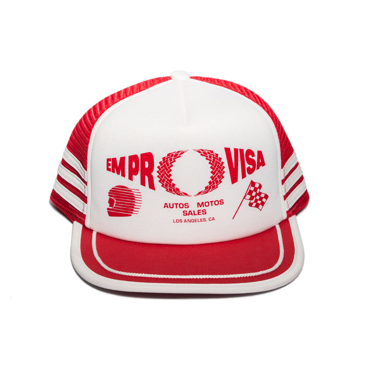 Three-Stripe Trucker Cap - Race Day