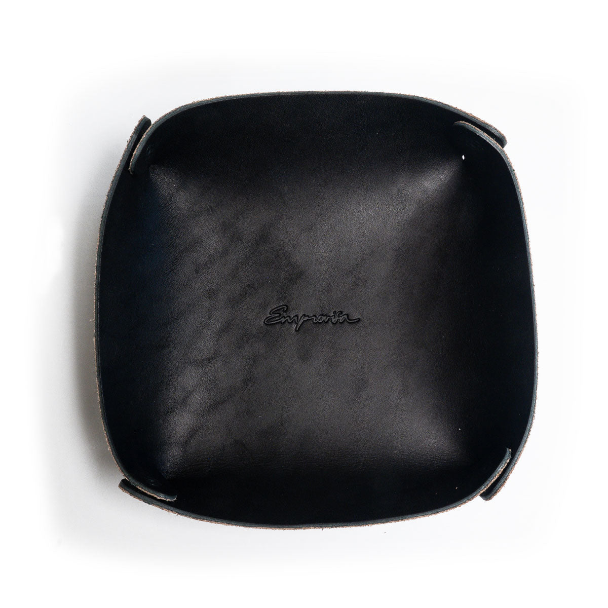 Leather Catch-All in Black