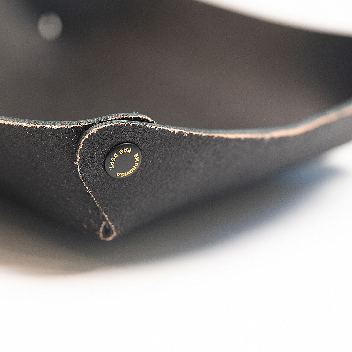 Leather Catch-All in Black