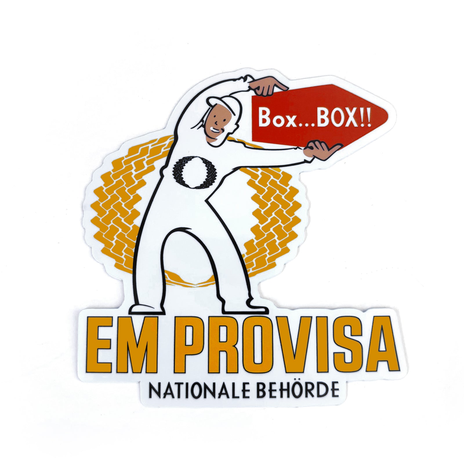 Nationale Behörde Sticker