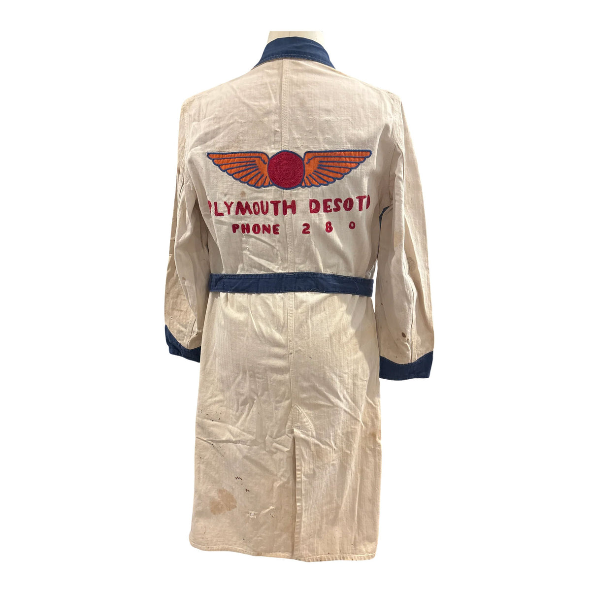 Vintage Plymouth Desoto Shop Coat